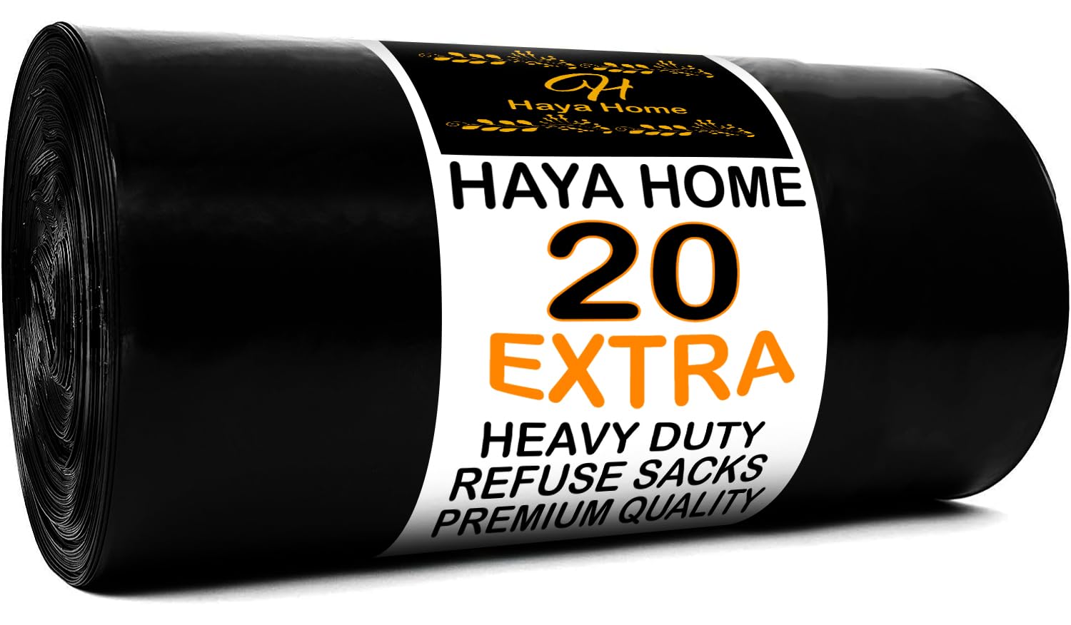 20 Bags of Black Waste Extra Large
